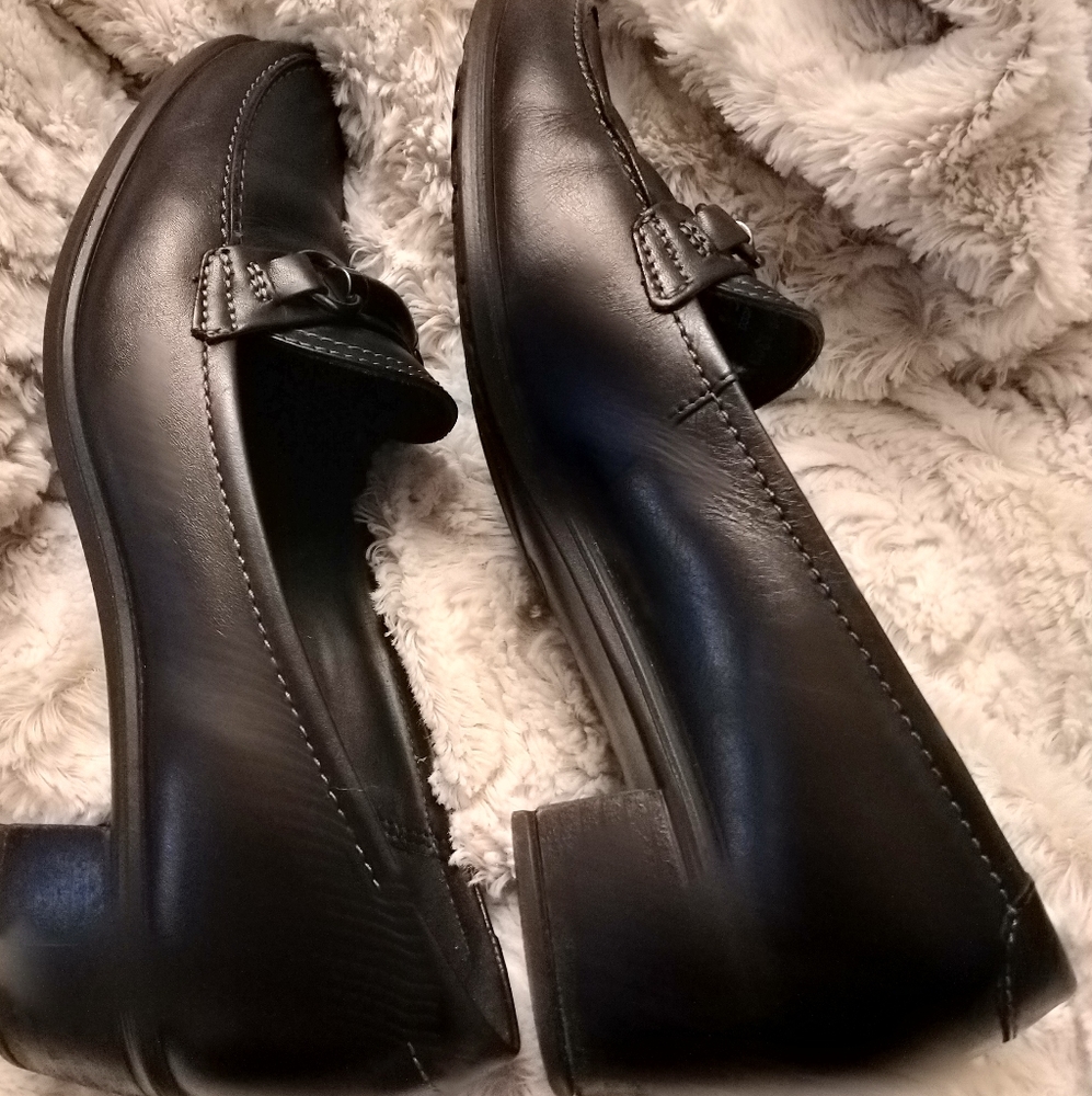 Ecco supple leather slip on shoes - Picture 10 of 13